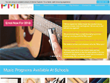 Tablet Screenshot of primarymusicinstitute.com.au